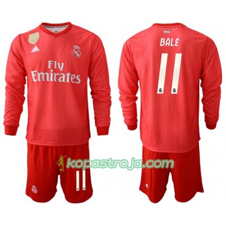 Billiga Fotbollströjor Real Madrid Bale 11 Barn Tredje tröja 2018/19 Långärmad